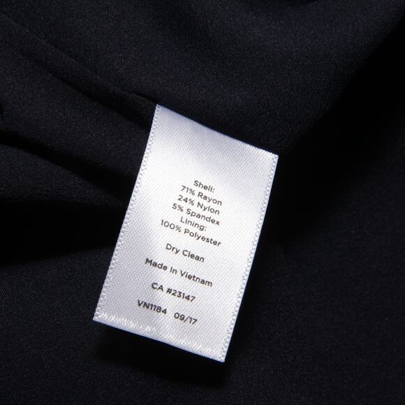 NEW Talbots Black Knit Sheath Dress  Size 4 Short sleeve - Picture 8 of 8